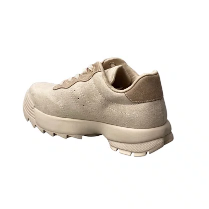 Tênis Ramarim Feminino Creme Cadarço 