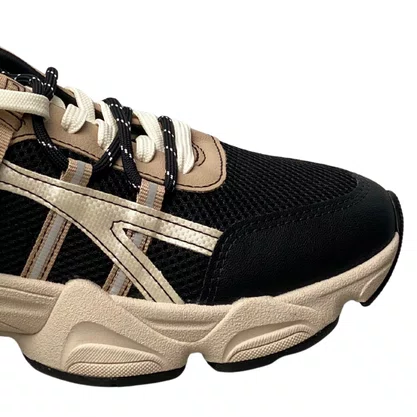 Tênis Ramarim Feminino Preto Cadarço 