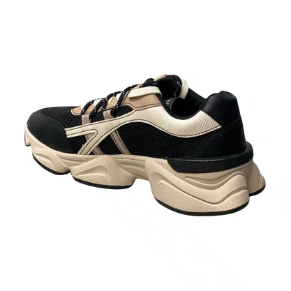Tênis Ramarim Feminino Preto Cadarço 