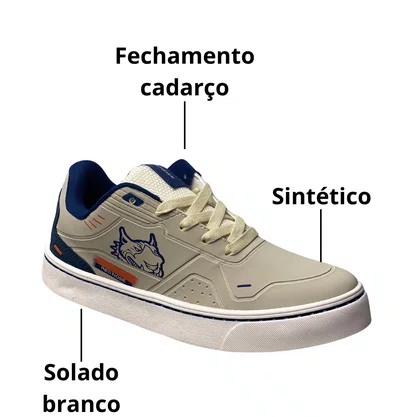 Tênis Red Nose Masculino Bege Cadarço 
