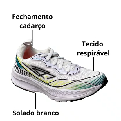 Tênis Repplay Masculino Branco Cadarço 