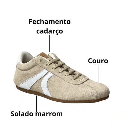 Tênis Santinelli Feminino Areia Couro 