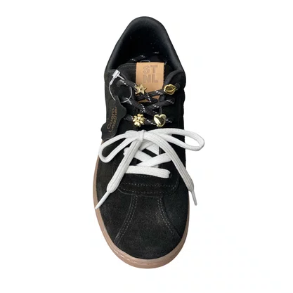 Tênis Santinelli Feminino Preto Acompanha pingentes 