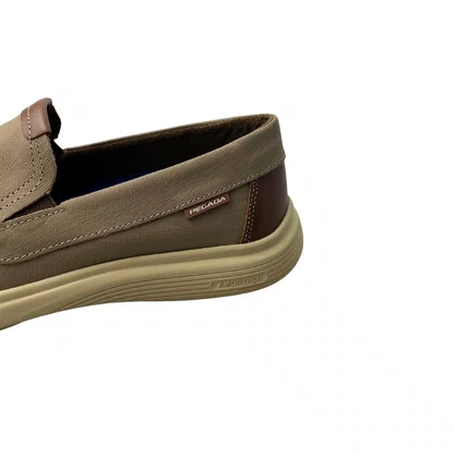 Mocassim Pegada Masculino Areia Calce Facil 