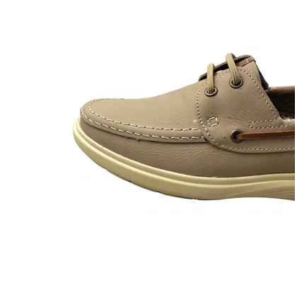 Mocassim Pegada Masculino Areia Calce Facil 