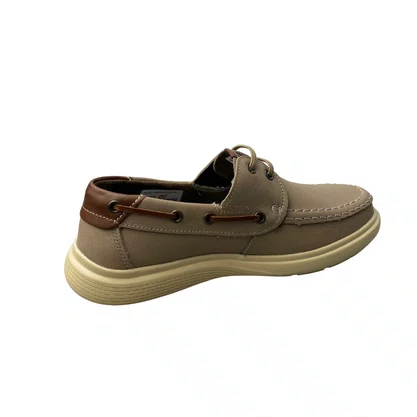 Mocassim Pegada Masculino Areia Calce Facil 