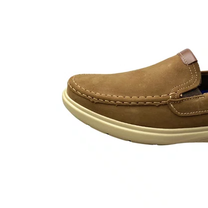 Mocassim Pegada Masculino Mascavo Calce Facil