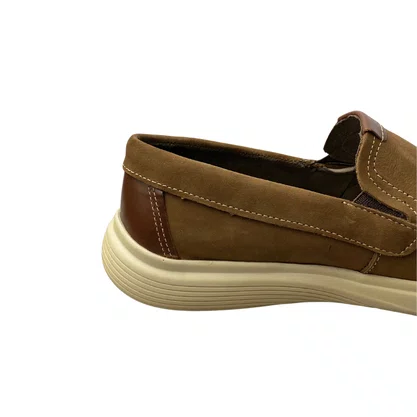 Mocassim Pegada Masculino Mascavo Calce Facil