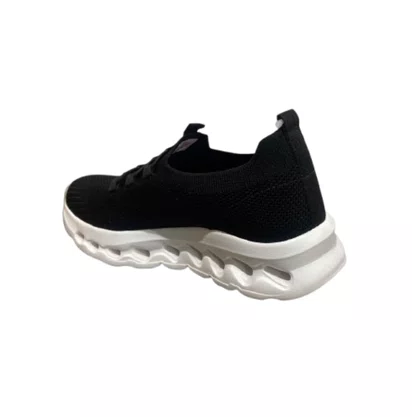 Tênis Softli Feminino Preto Calce Fácil 