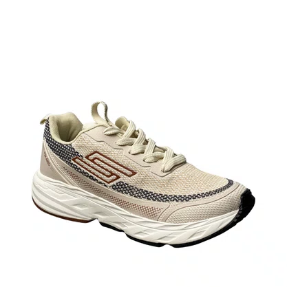 Tênis Star Flex Feminino Off White Cadarço 