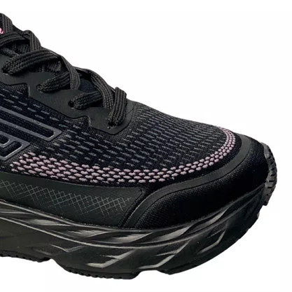 Tênis Star Flex Feminino Preto Cadarço 