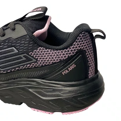 Tênis Star Flex Feminino Preto Cadarço 