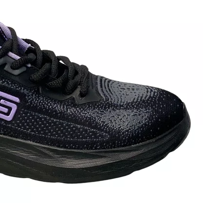 Tênis Star Flex Feminino Preto Cadarço 
