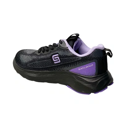 Tênis Star Flex Feminino Preto Cadarço 