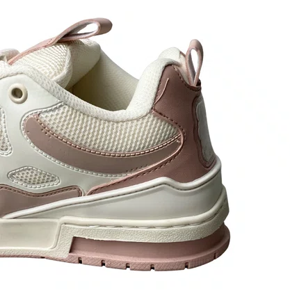 Tênis Vanscy Feminino Off White Cadarço 