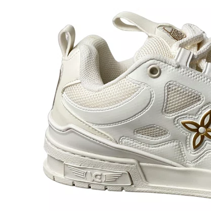 Tênis Vanscy Feminino Off White Cadarço 