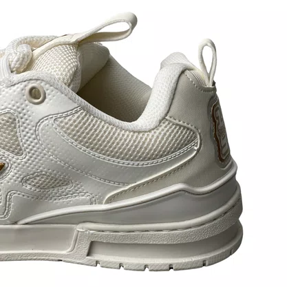 Tênis Vanscy Feminino Off White Cadarço 