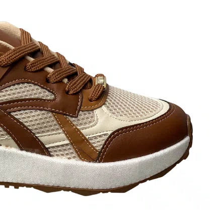 Tênis Vizzano Feminino Branco Off Cadarço 