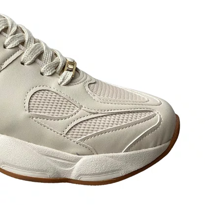 Tênis Vizzano Feminino Branco Off Cadarço 