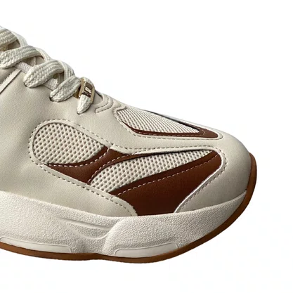 Tênis Vizzano Feminino Branco Off Cadarço 