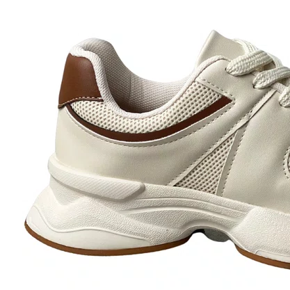 Tênis Vizzano Feminino Branco Off Cadarço 