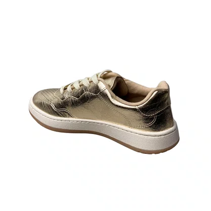Tênis Vizzano Feminino Dourado Cadarço 