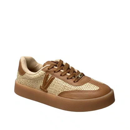 Tênis Vizzano Feminino Natural Cadarço 