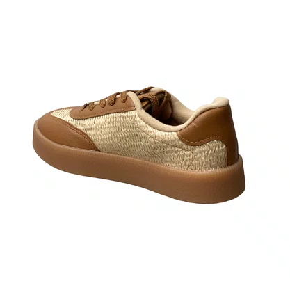 Tênis Vizzano Feminino Natural Cadarço 