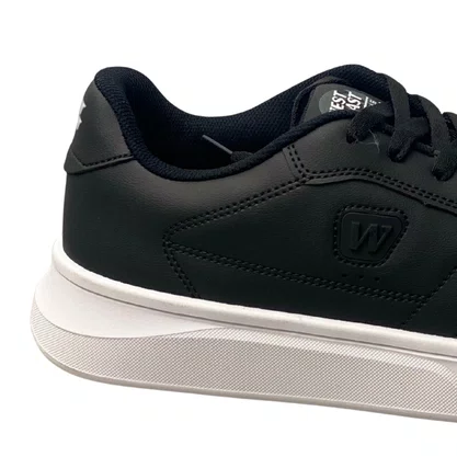 Tênis West Coast Masculino Black Cadarço 