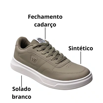 Tênis West Coast Masculino Moon Rock Cadarço 