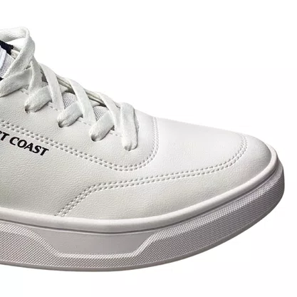 Tênis West Coast Masculino White Cadarço 