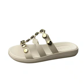 Birken Moleca Feminina Branco Off Ferragens Douradas 