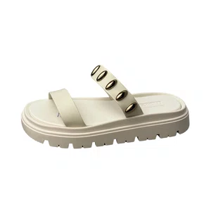 Birken Moleca Feminino Branco Off Ferragens Douradas 