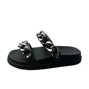 Birken Petite Jolie Feminina Preta Corentes Prateadas 