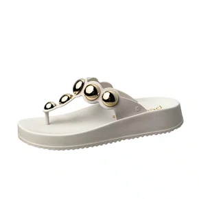 Birken Petite Jolie Feminina White Ferragens Douradas 