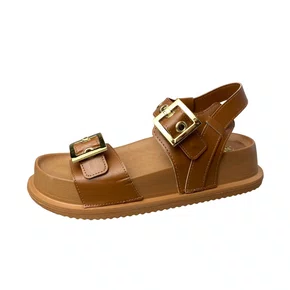 Birken Santinelli Feminina Ambar Fivelas Douradas 