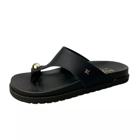 Birken Softli Feminina Preta Ferragem Dourada 