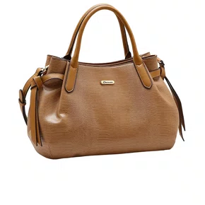 Bolsa Chenson Feminina Marrom Alça Mão 