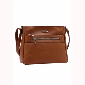 Bolsa Chenson Feminina Marrom Alça Transversal 