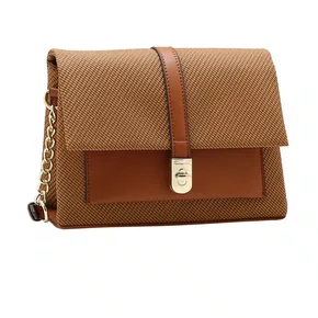 Bolsa Chenson Feminina Marrom Alça Transversal 
