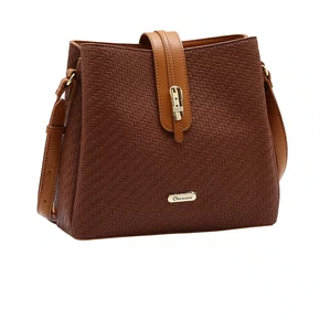 Bolsa Chenson Feminina Marrom Alça Transversal 