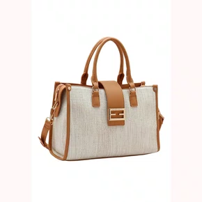 Bolsa Chenson Feminina Off White Ferragens Douradas 