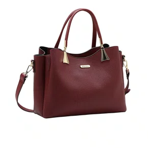 Bolsa Chenson Feminina Vinho Ferragens Douradas 