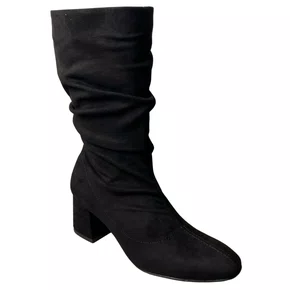 Bota Beira Rio Feminina Preto Salto Bloco