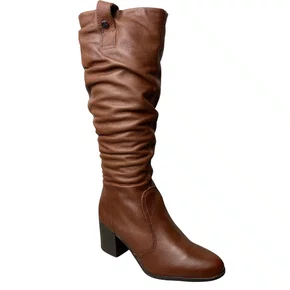 Bota Bottero Feminina Conhaque Couro 