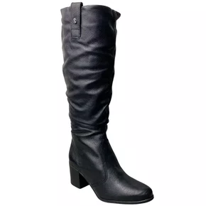 Bota Bottero Feminina Preto Couro 