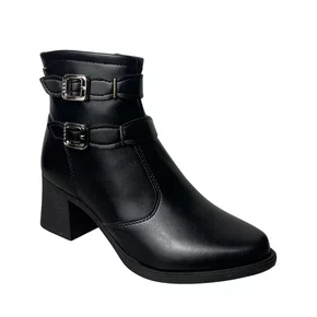 Bota Mississipi Feminina Preto Cano Baixo