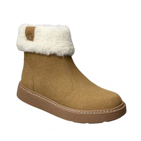 Bota Modare Feminina Caramelo Fecho Zíper 