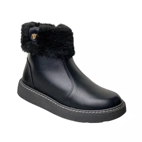 Bota Modare Feminina Preto Fecho Zíper