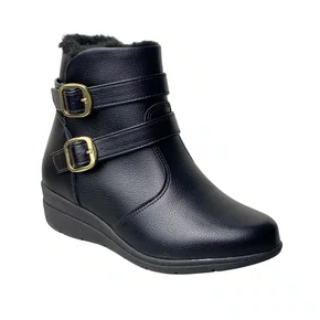 Bota Modare Feminina Preto Peluciado 